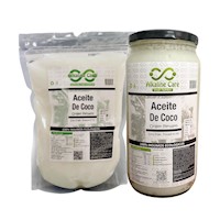 Aceite De Coco 2Lts  (1L Sachet  + 1L Frasco)